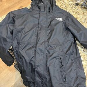 The North Face Kids Charcoal Raincoat